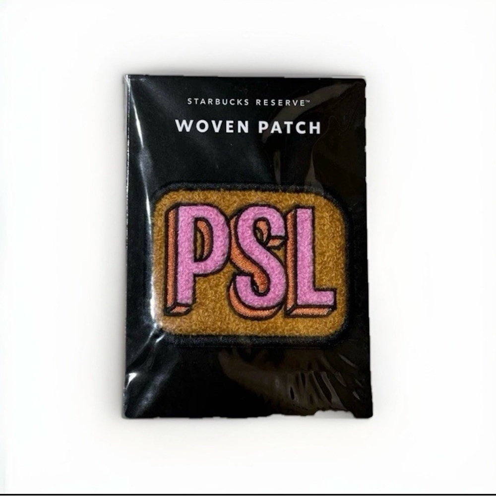 Starbucks Reserve PSL Pumpkin Spice Latte Woven Patch